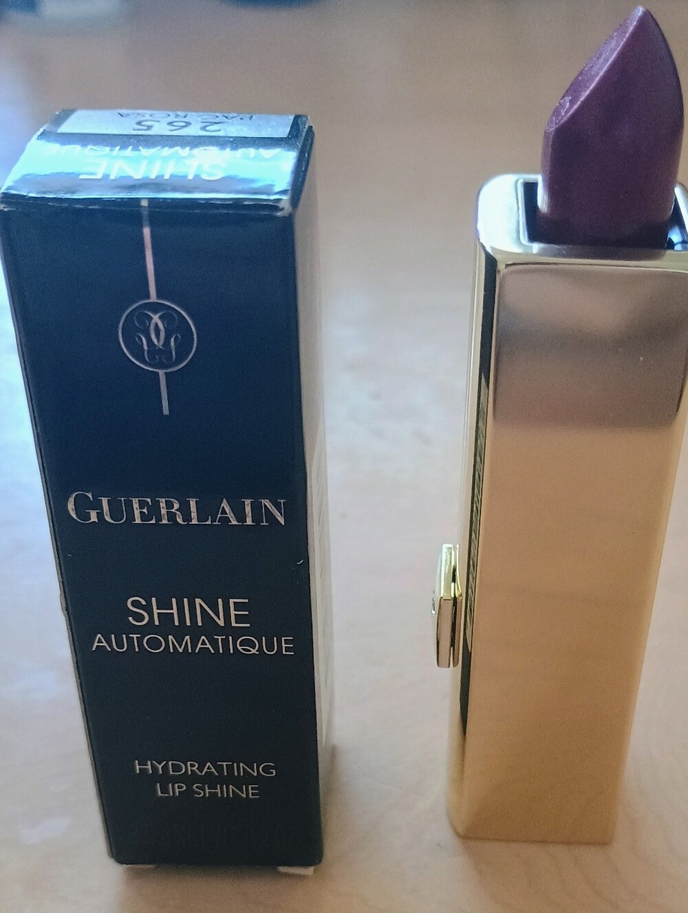 Rare Vintage GUERLAIN Lipstick - Shine Automatique - Pao Rosa (265)